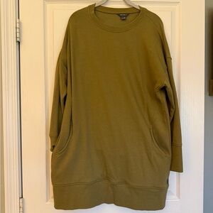 Eddie Bauer Sweatshirt Dress 32inch hem